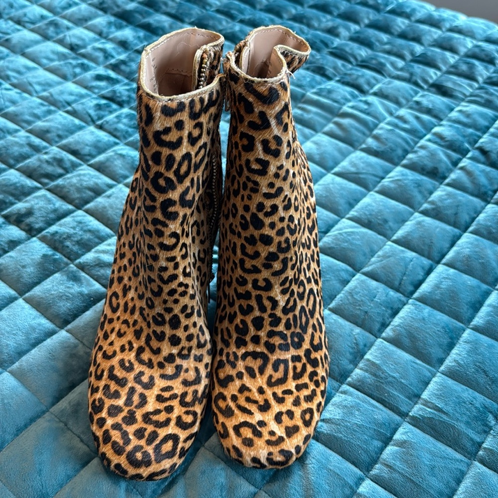 Steve Madden calf hair booties